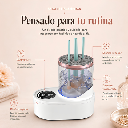 Limpiador eléctrico de brochas recargable HZ‑008